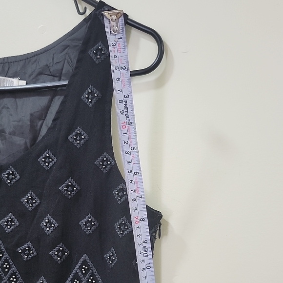 Monoreno Vtg Black and White Geometric Mini Dress - Picture 16 of 16